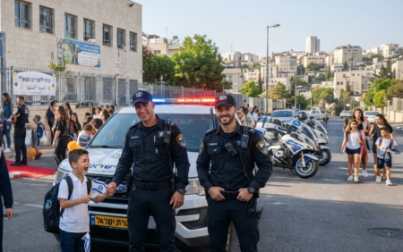شرطة إسرائيل أنهت استعداداتها لافتتاح السنة الدراسية الجديدة 2026-2027